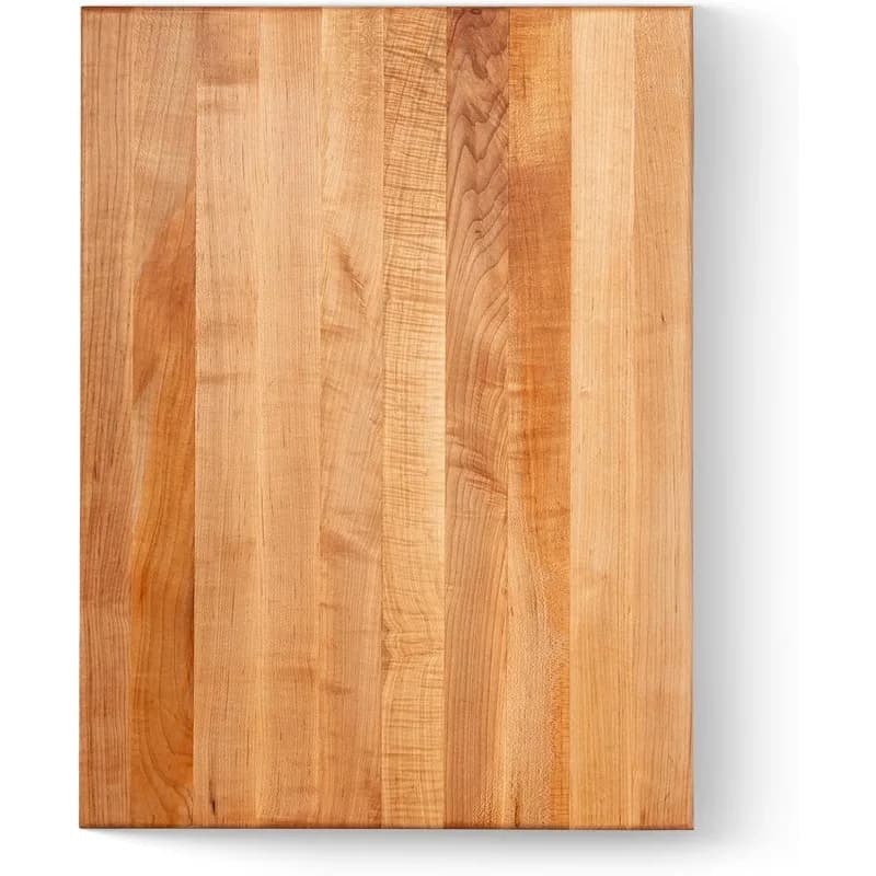 Rectangular cutter in maple wood RA-Board 24"x18" series – 2,25" thick, 30 lb reversible butcher block with edge