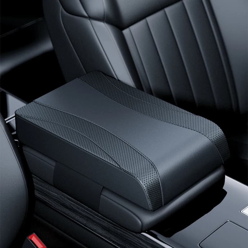 Auto Seat Seat Arm Bearing for Car Universal Leather Pillow for Central Console Pillow for Armrest for Auto Increase Car Cpver Car Mat