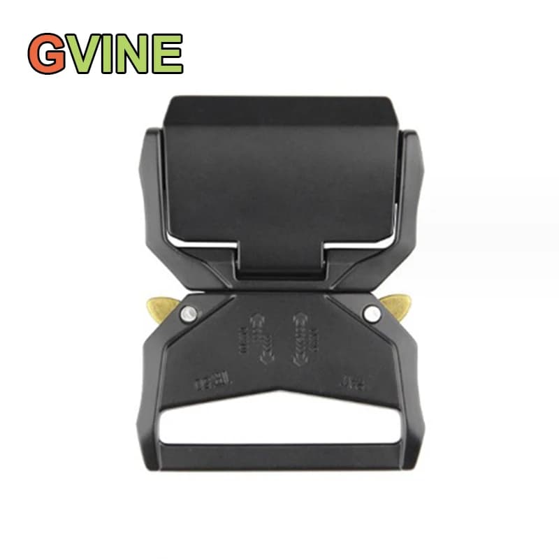 Fibbia a sgancio rapido in metallo da 50mm fibbia per cintura tattica borse da allenamento militari chiusura con cinturino in tessuto accessori per cucire