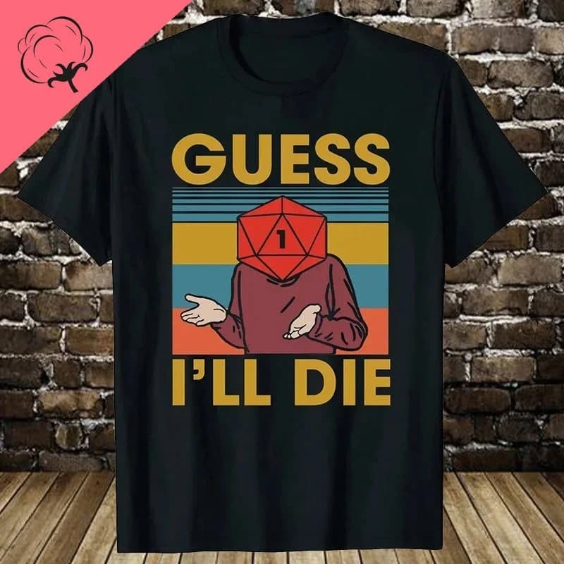 2026 Nuovo ADHD & D Roll per Concentrazione Gamer Dungeons DM RPG Dice Dragon T Shirt Estate Streetwear T-shirt da uomo