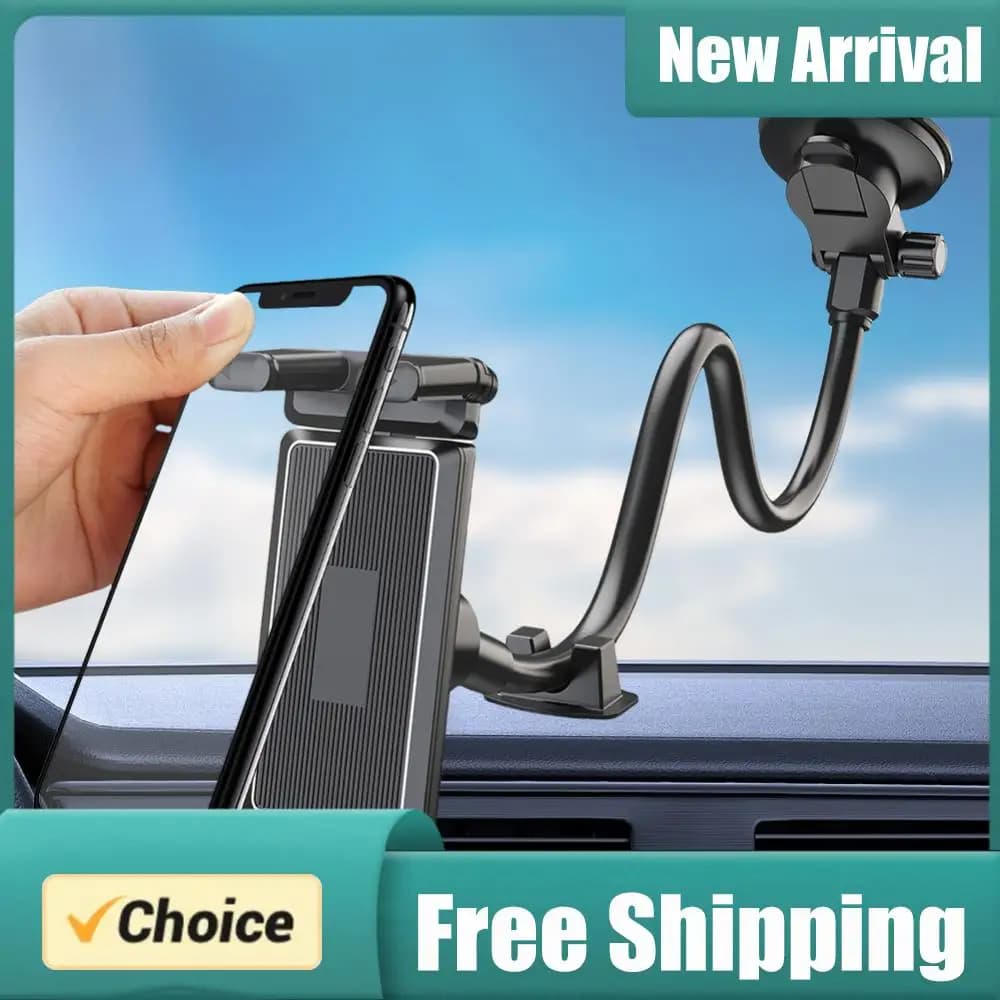 Suction Cup Windshield Car Tablet Mount Universal Truck Window Phone Stand Windshield Cell Phone Support for Truck SUV Vehicle