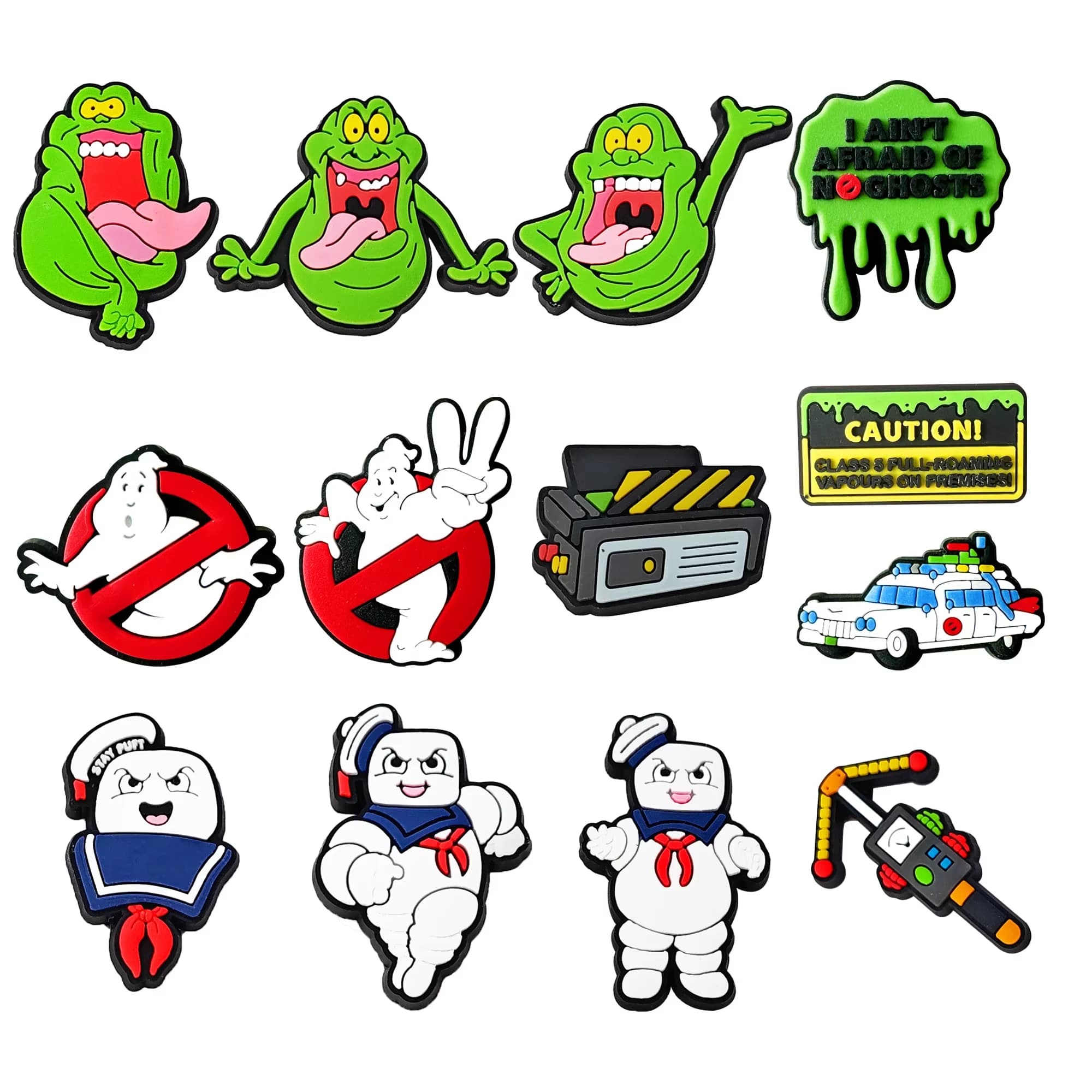 1-100Pcs Halloween Thriller Movie Shoes Charms PVC Shoe Accessories For Clogs Sandals Decoration Buckle Friends Xmas Gift