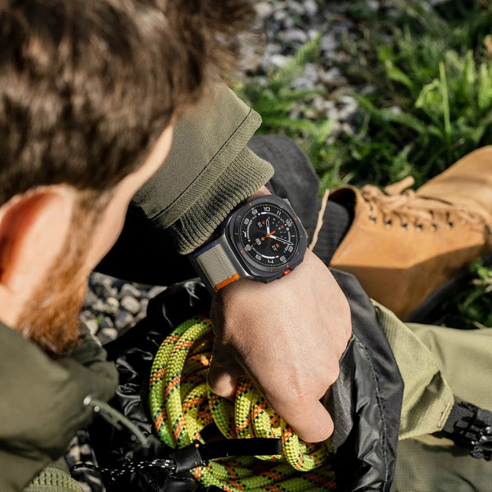 Trail Loop per Samsung Galaxy Watch 7 Ultra band 47mm Accessori Sport Bracciale in nylon correa per Galaxy watch ultra Strap 47 mm