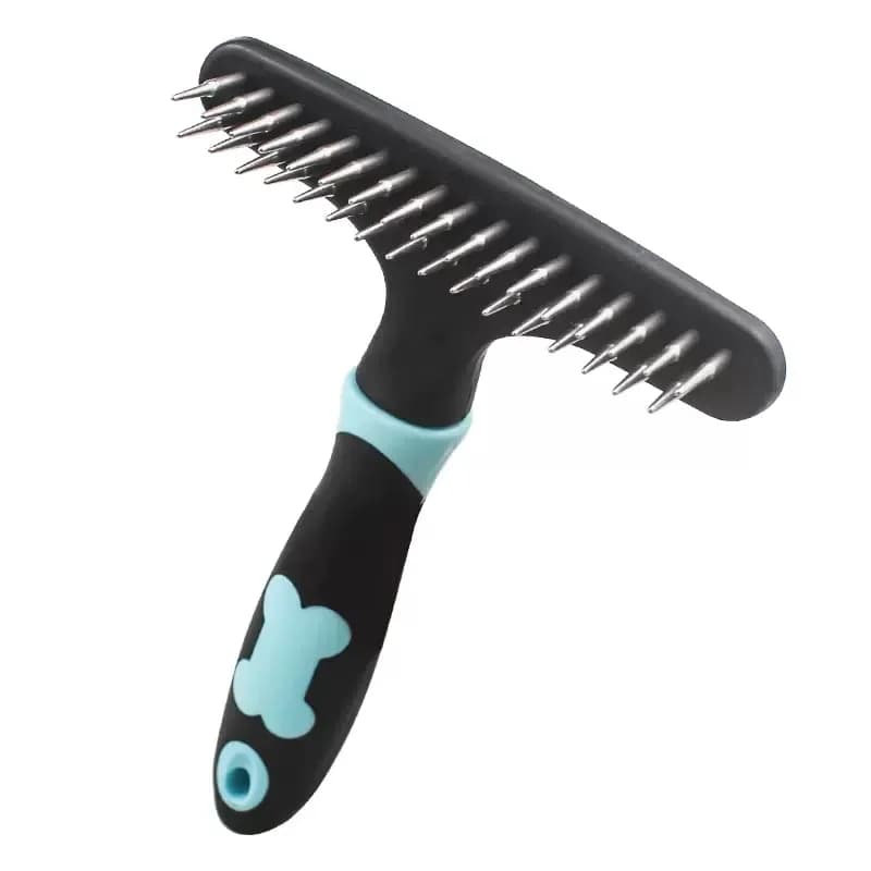 Pettine per animali domestici 1PC pettine per cani e gatti pettine per annodare antigraffio pulizia del bagno Magic Smooth Hair Spike Rake Pet Supplies
