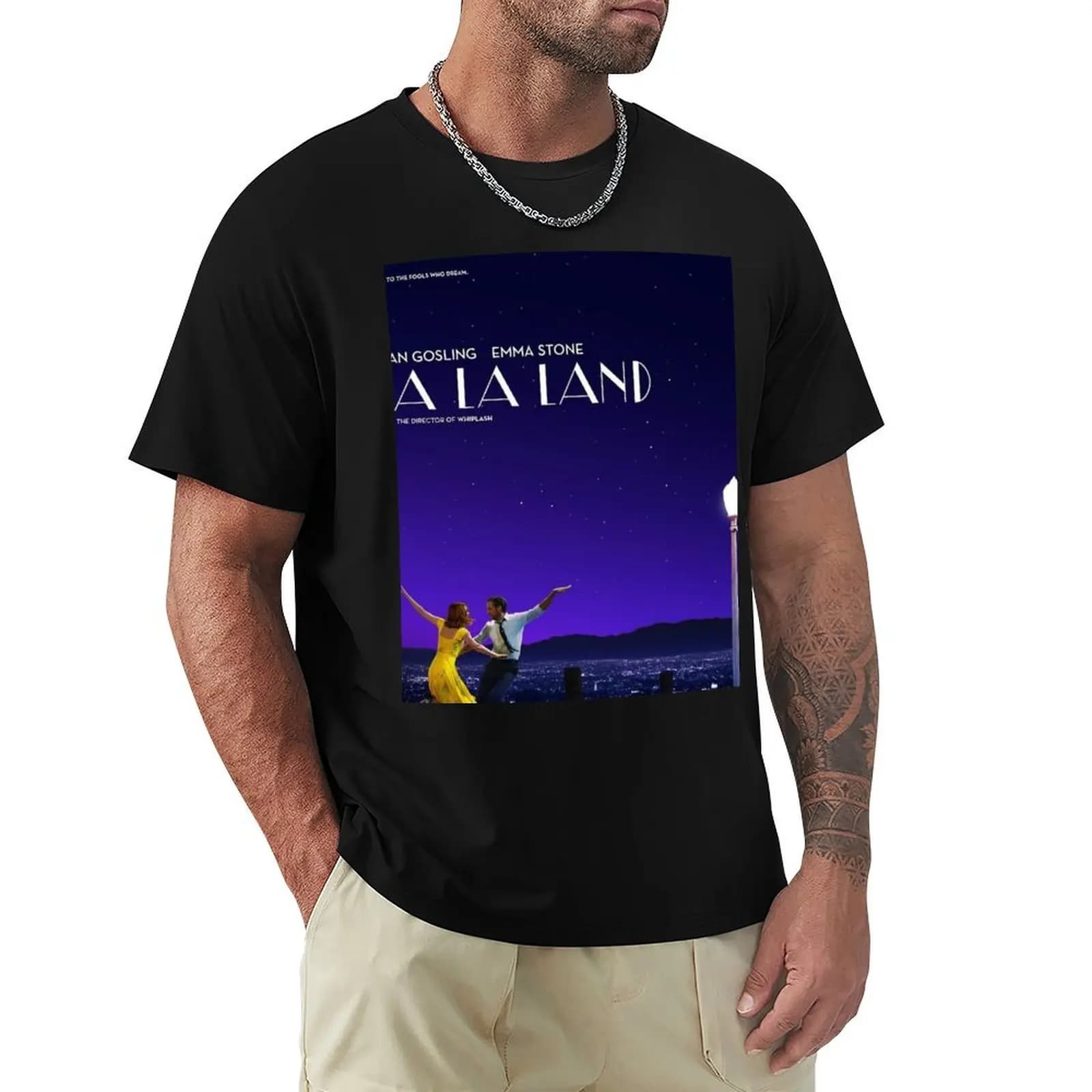 The magical musicals lalaland movie T-Shirt Plus Size Non-Shrink T-Shirt