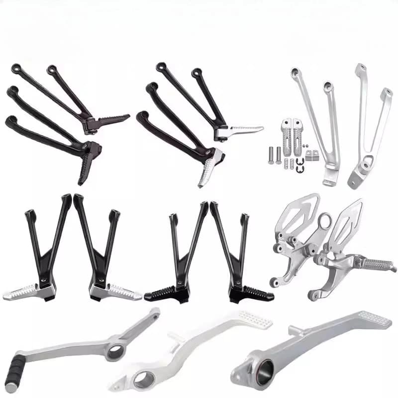 Pedane Posteriori Moto per BMW S1000RR S1000 RR 09-18-24 Poggiapiedi Pedali Supporti Morsetti