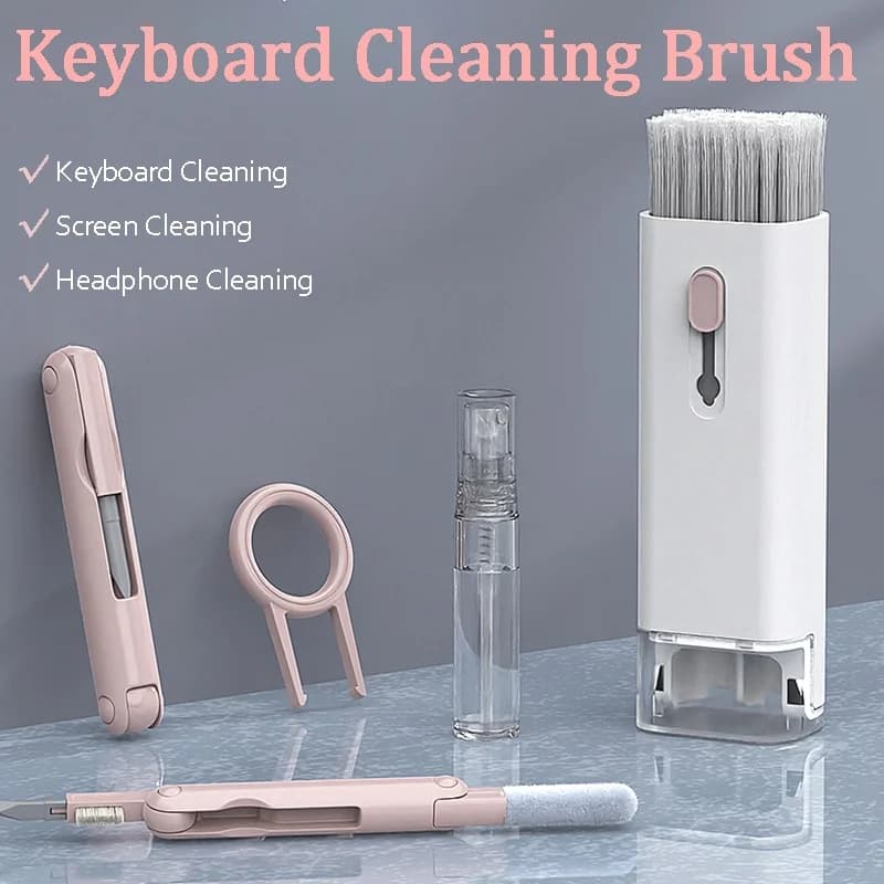 Electronic cleaning kit 7 in 1 Airpod Portable Keyboard Multifunction with bottle extractor for headsets Iphone MacBook