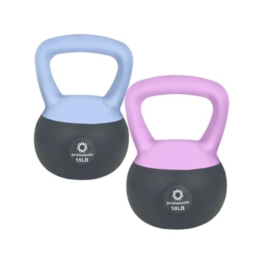 Kettlebell Soft Spring 10.15 pounds, Kettlebell Set with Anti-slip Base and Urti Resistant, Hand Weights for Women and Men, Domestic Use