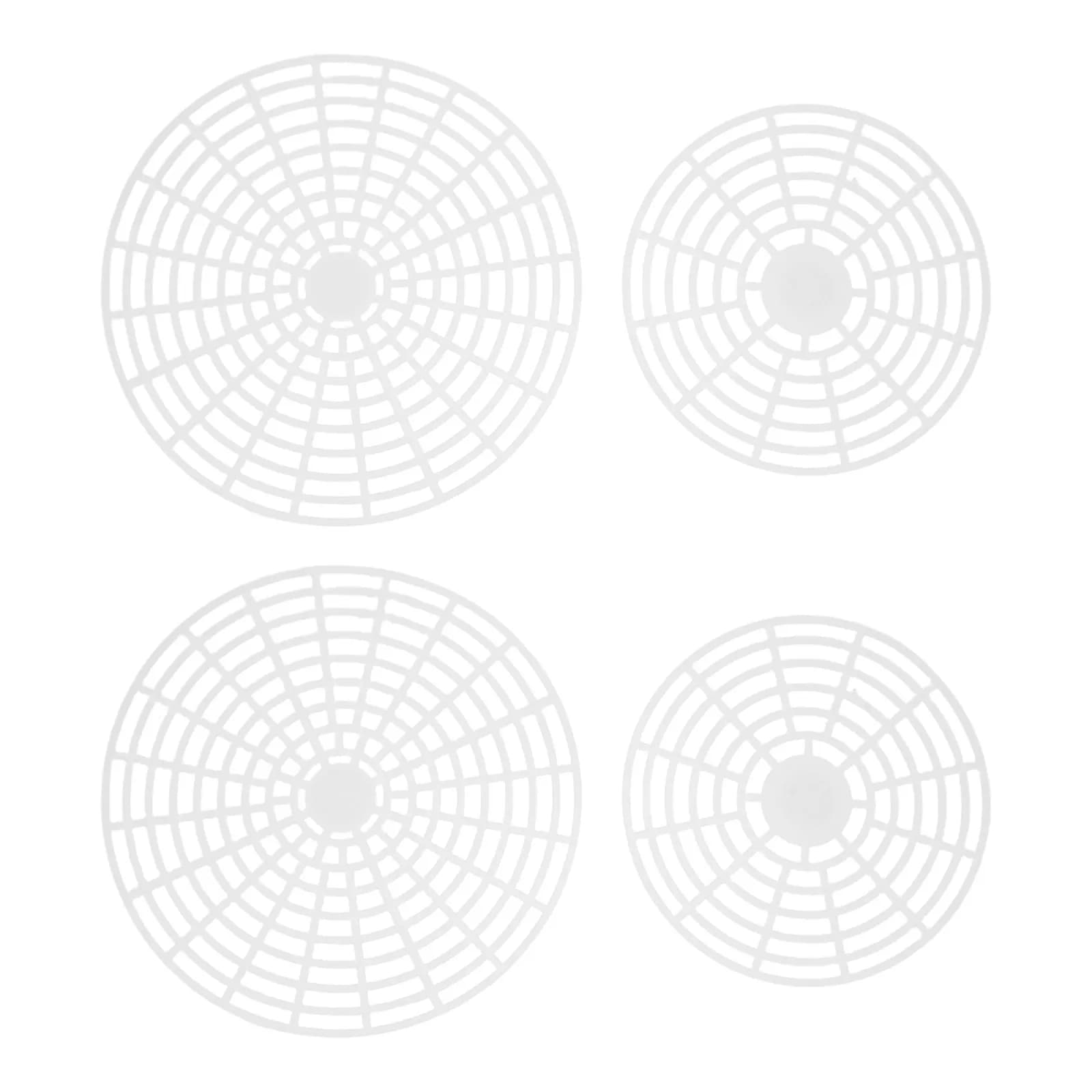 Set di 4 Pesi in Plastica per Sottaceti, 20cm e 15cm, per Barattoli a Bocca Larga, Piastre di Pressione per Fermentazione e Conservazione