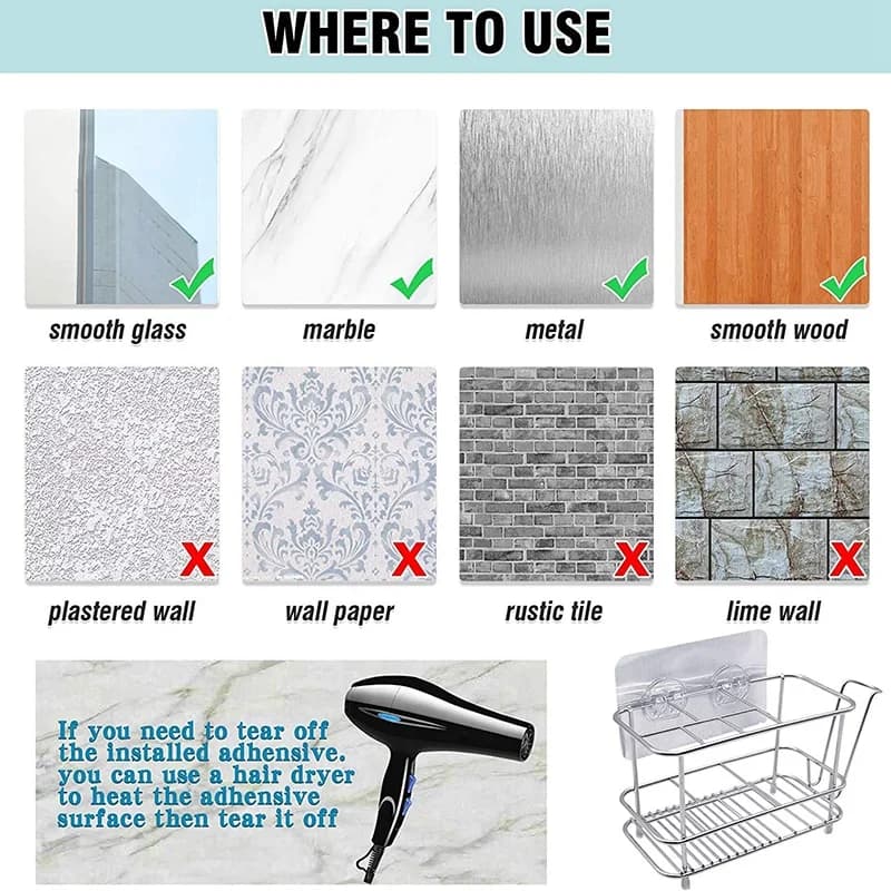Porta spazzolino AT53 per parete o bancone del bagno, organizer per spazzolino senza trapano con tappetino antiscivolo per spazzolino elettronico