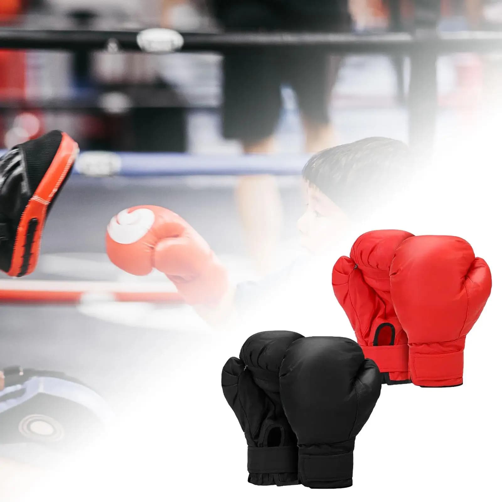 2 pairs of exercise boxing gloves, comfortable boxing gloves for training, cluster, MMA, karate, combat, Sanda