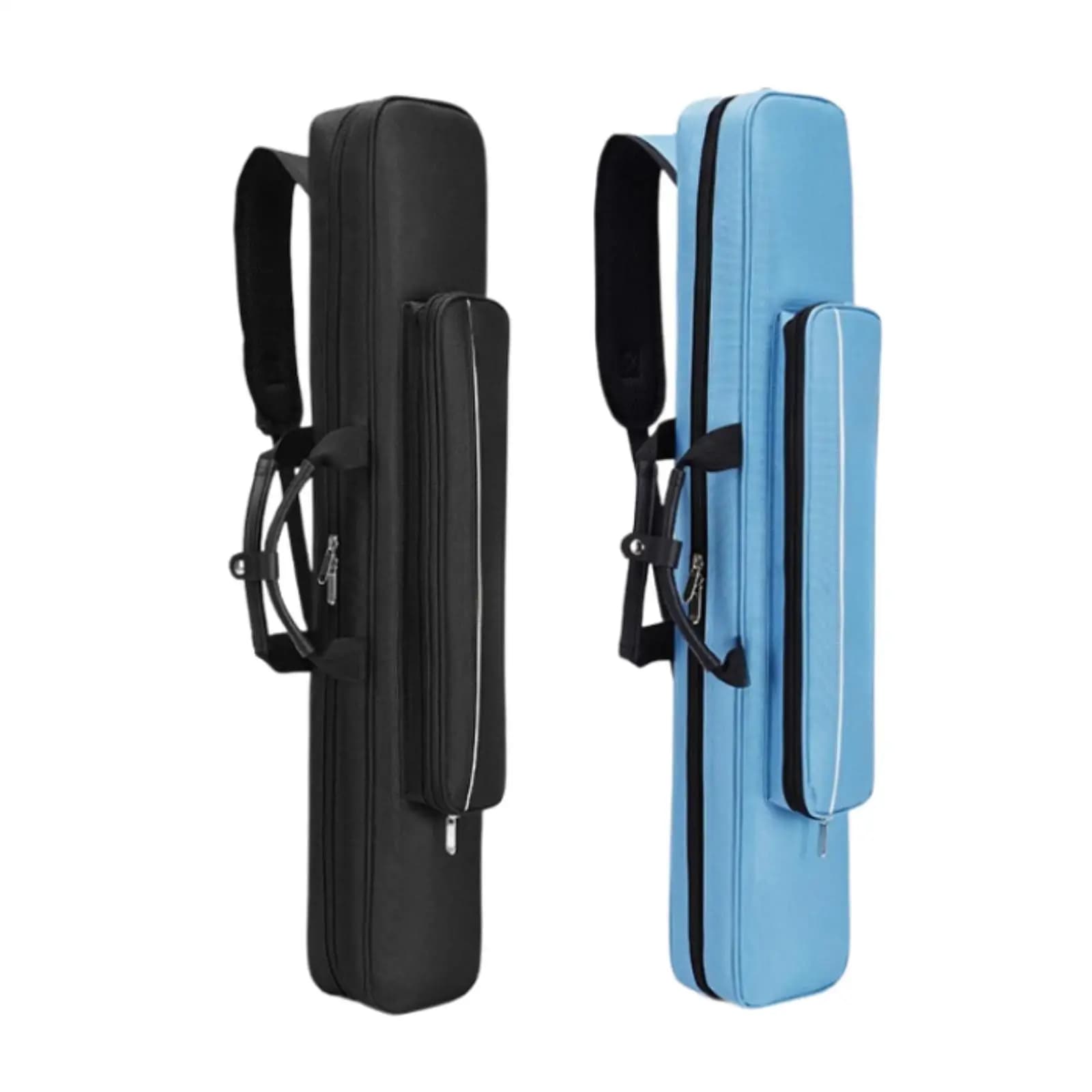 Custodia per Stecca da Biliardo con Tracolla, Portatile, per Stecche Divise in 2, Borsa per Stecca da Biliardo