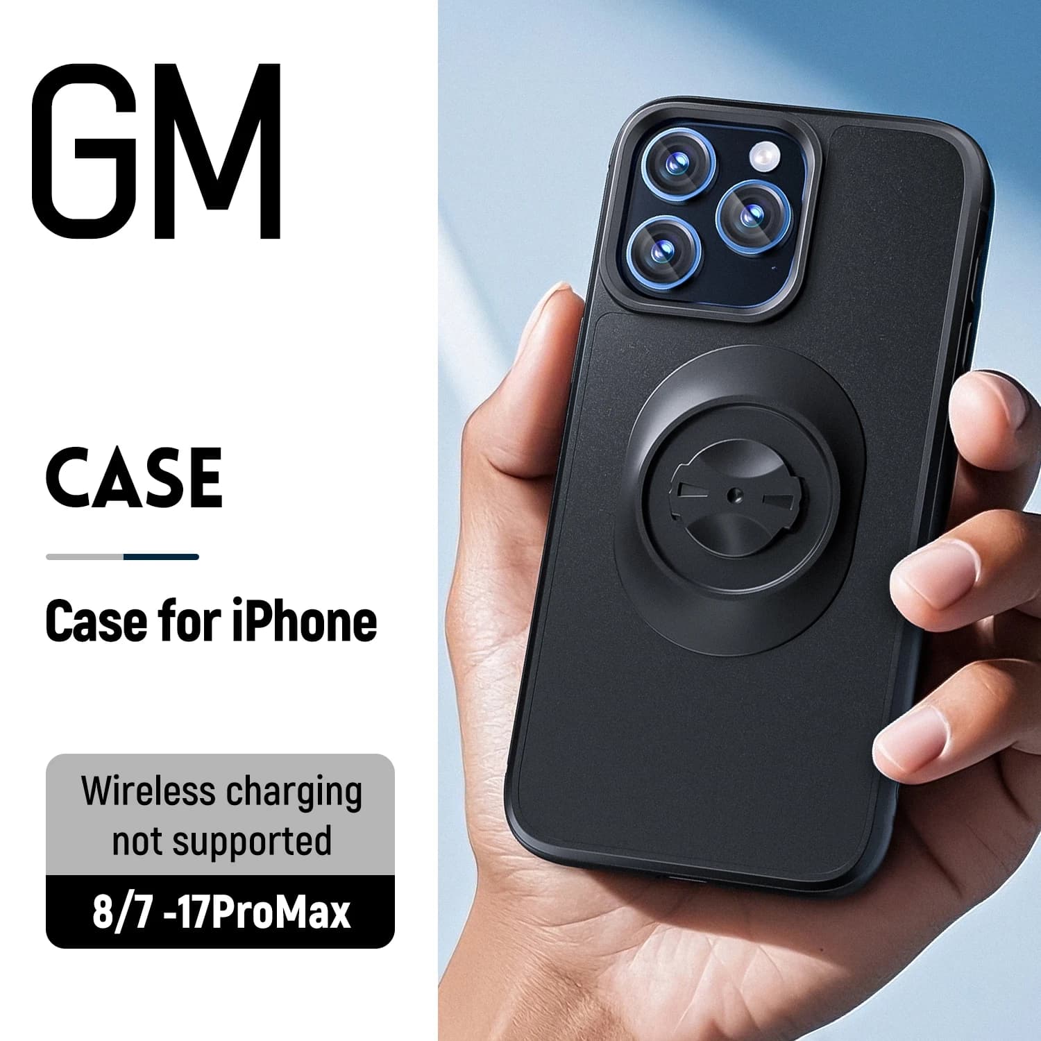 Custodia per Supporto Telefono Garmin per Bicicletta/Moto, Custodia da Ciclismo per iPhone 17 16 15 14 13 Air Pro Plus XsMax 8 Plus SE