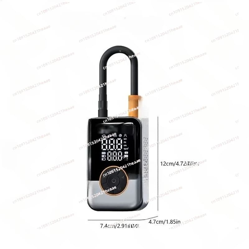 Suitable for Portable Tire Air Compressor Cordless Inflator Digital Tire Pressure Monitor