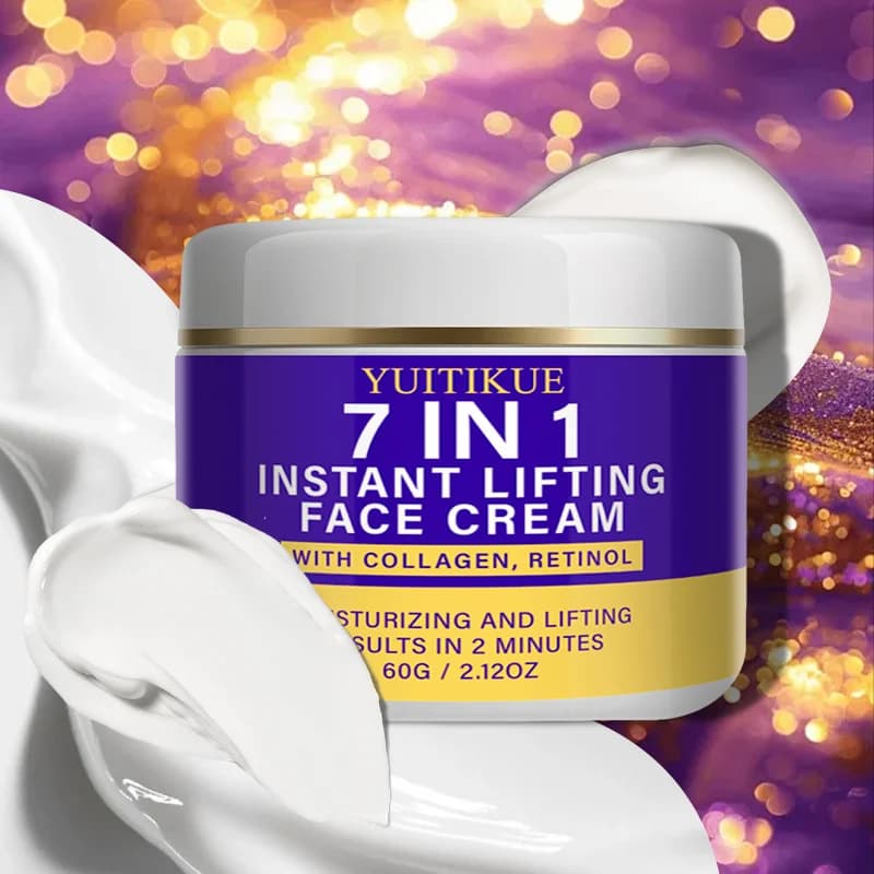 YUITIKUE 7-in-1 Lifting Cream with Collagen and Retinol, Anti-Age, Hydrating, Skin Daily Care Levigating