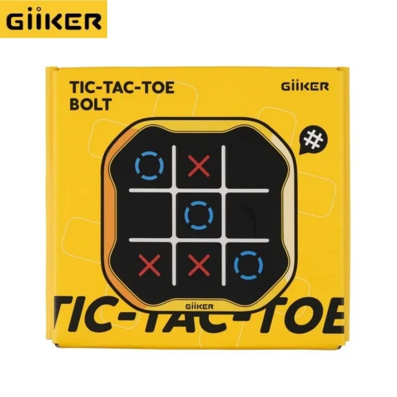 Originale Giiker Super TIC-TAC-TOE BOLT Scacchi Gioco da tavolo per famiglie compatto e portatile Giocattoli di scacchi per regali per bambini