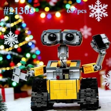 Set di Blocchi da Costruzione del Film Classico Wall-E Compatibili con Particelle Legoed Adatti per Regali di Natale 21303