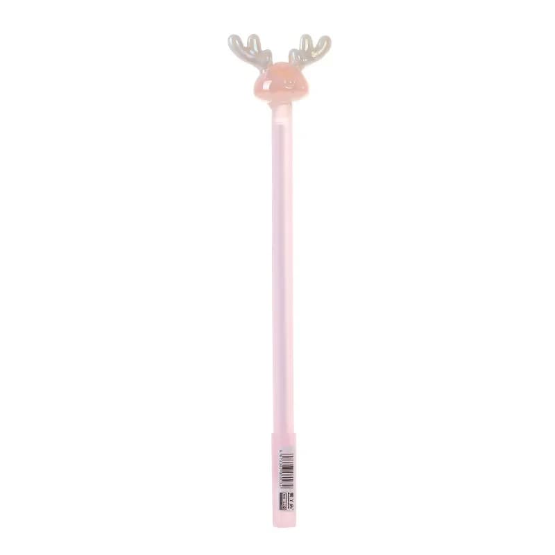 24 pezzi di penna gel con corna di animale del fumetto penna per esame per studenti creativi accessori per ufficio di cancelleria per ufficio carino