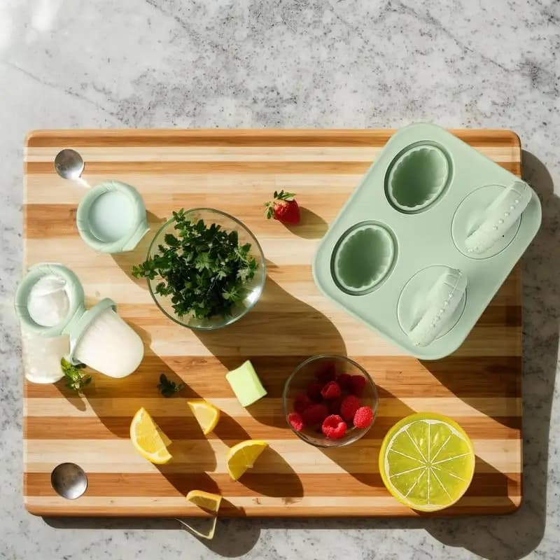 Stampo per Gelato Fai-da-Te, Gadget da Cucina, Stampi in Silicone per Gelato e Latte Materno