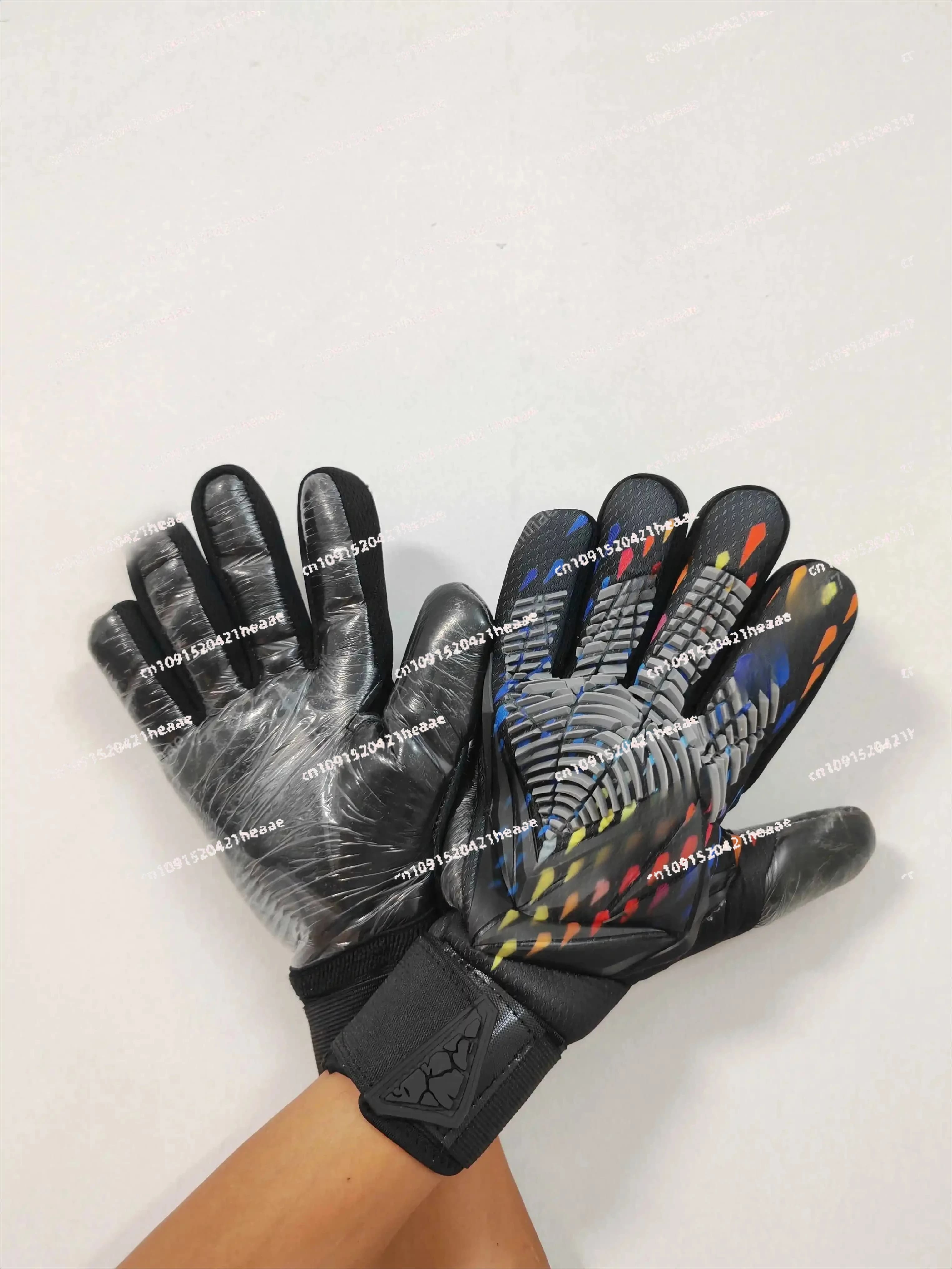 Guanti da Portiere per Bambini in Lattice Spesso, Antiscivolo, Protezione per Calcio e Football