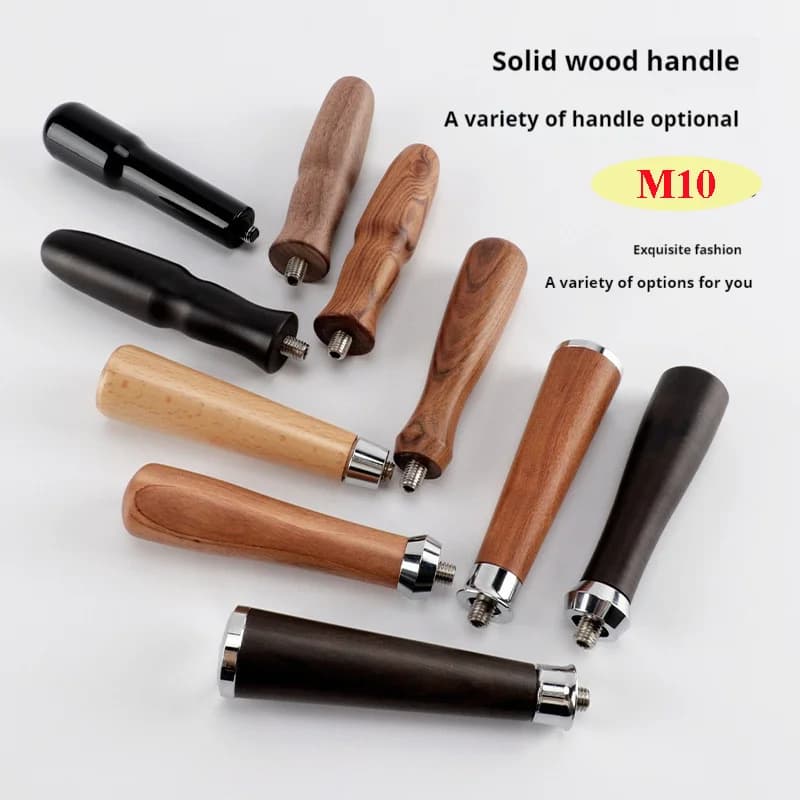 Handle for filter holder M10 Solid wood handle for spare part for express filter holder Modified handle for coffee machine Tool Barista
