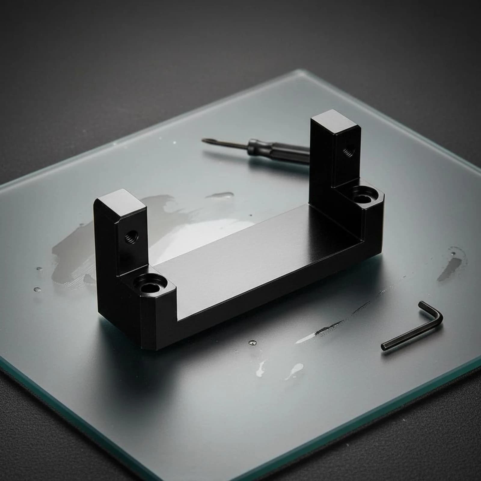 Low Center Servo Bracket Direct Replacement Metal Servo Mount High Strength Anodized Finish