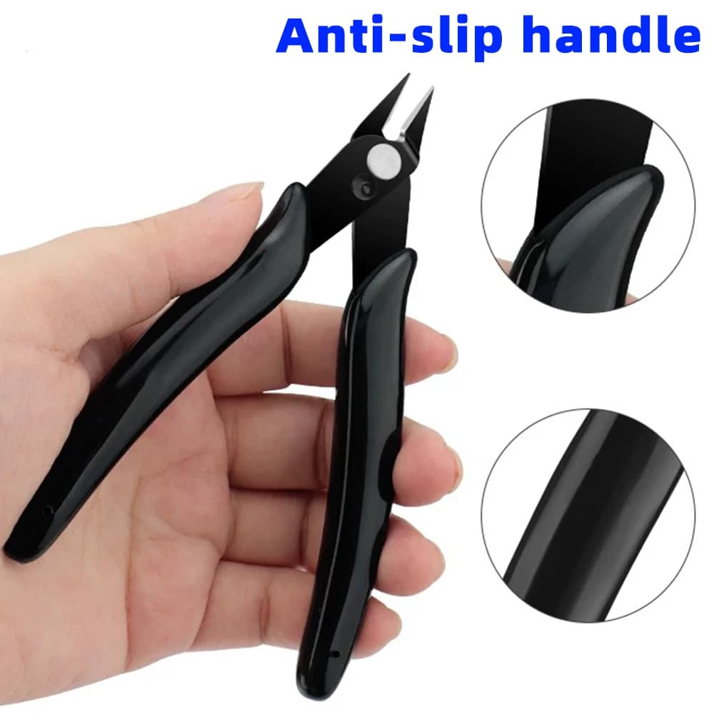 Filo elettrico Pinza diagonale affilata Taglierina per cavi Zip Tie Taglio Cesoie laterali in metallo Pinze a filo Comode forbici Strumento durevole