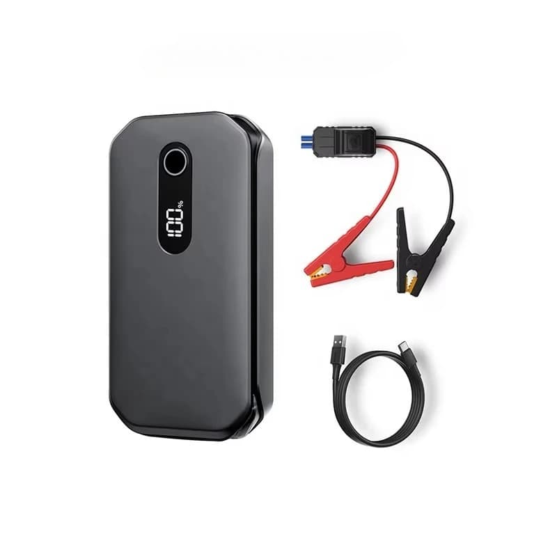 Kit di emergenza portatile per accensione per auto da 12000 mAh Avviatore di emergenza per avviamento per auto 1000A