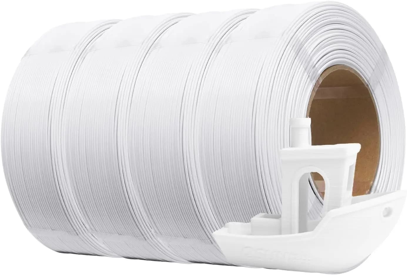 Filamento PLA+ per Stampante 3D da 1,75mm, 1KG per Bobina, 4 Bobine Senza Confezione Bianco Freddo per Stampa di Alta Qualità
