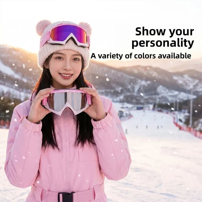 Outdoor goggles riding motorcycle goggles dustproof and windproof men's and women's glasses ski goggles