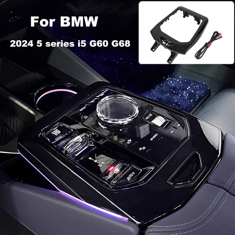 Center Console Saddle Atmosphere Light For BMW 2024 5 Series I5 G60 G68 Accessories Interior Mouldings Decorative Strips