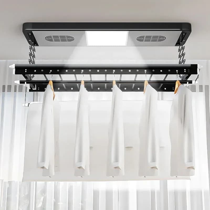 Electric Ceiling Machine with Intelligent Remote Control, Wall Mounted Stendino for Home Use