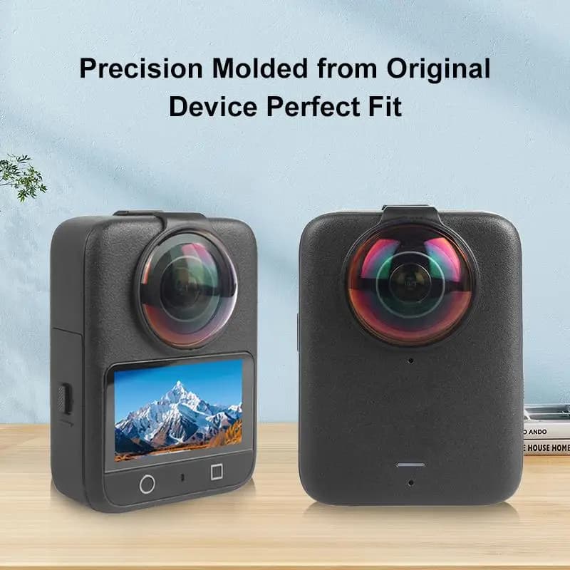 PULUZ Protezione protettiva per obiettivo con copertura in vetro temperato ottico per accessori per fotocamera DJI Osmo 360