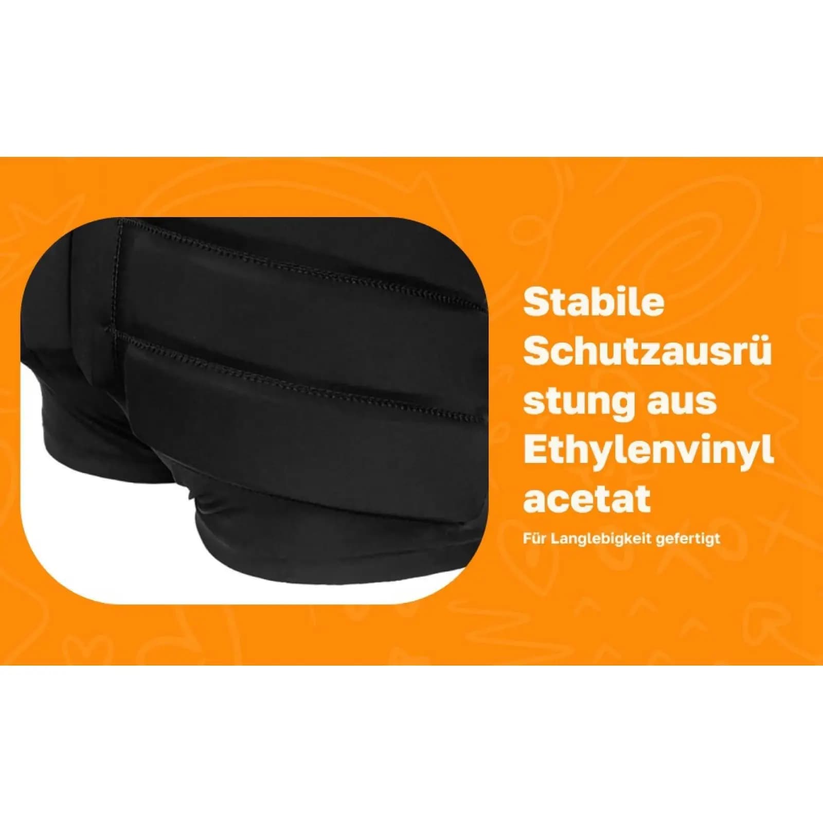 Protective Padded Shorts for Children EVA Hip Pads Soft Comfort Impact Protection for Skiing Snowboarding