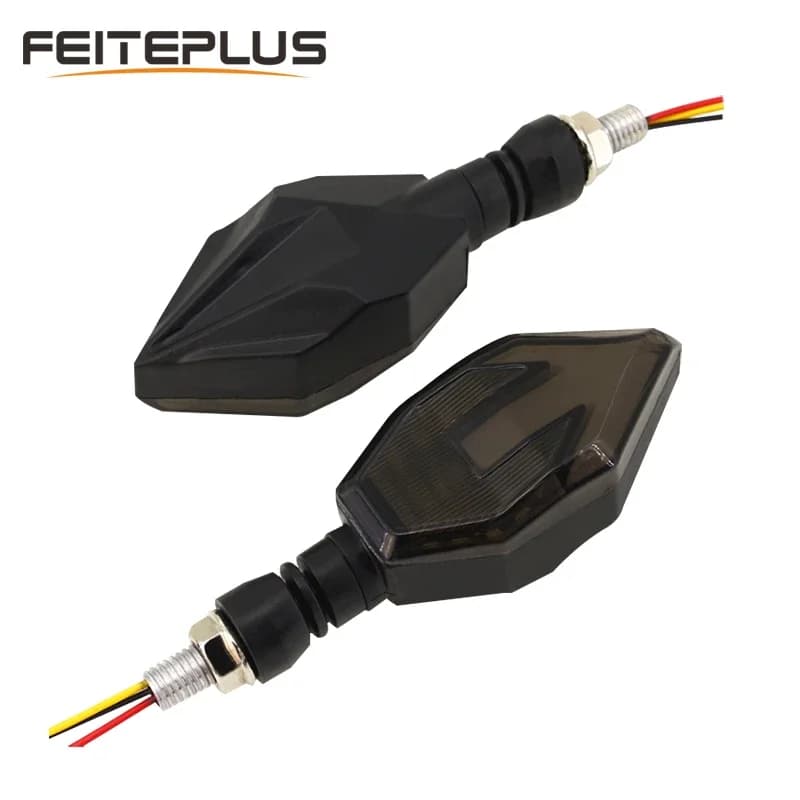Interruttore della luce degli indicatori di direzione del motociclo a LED 12V Interruttori Winker per moto impermeabili sinistra destra per ATV Dirt Pit Bike