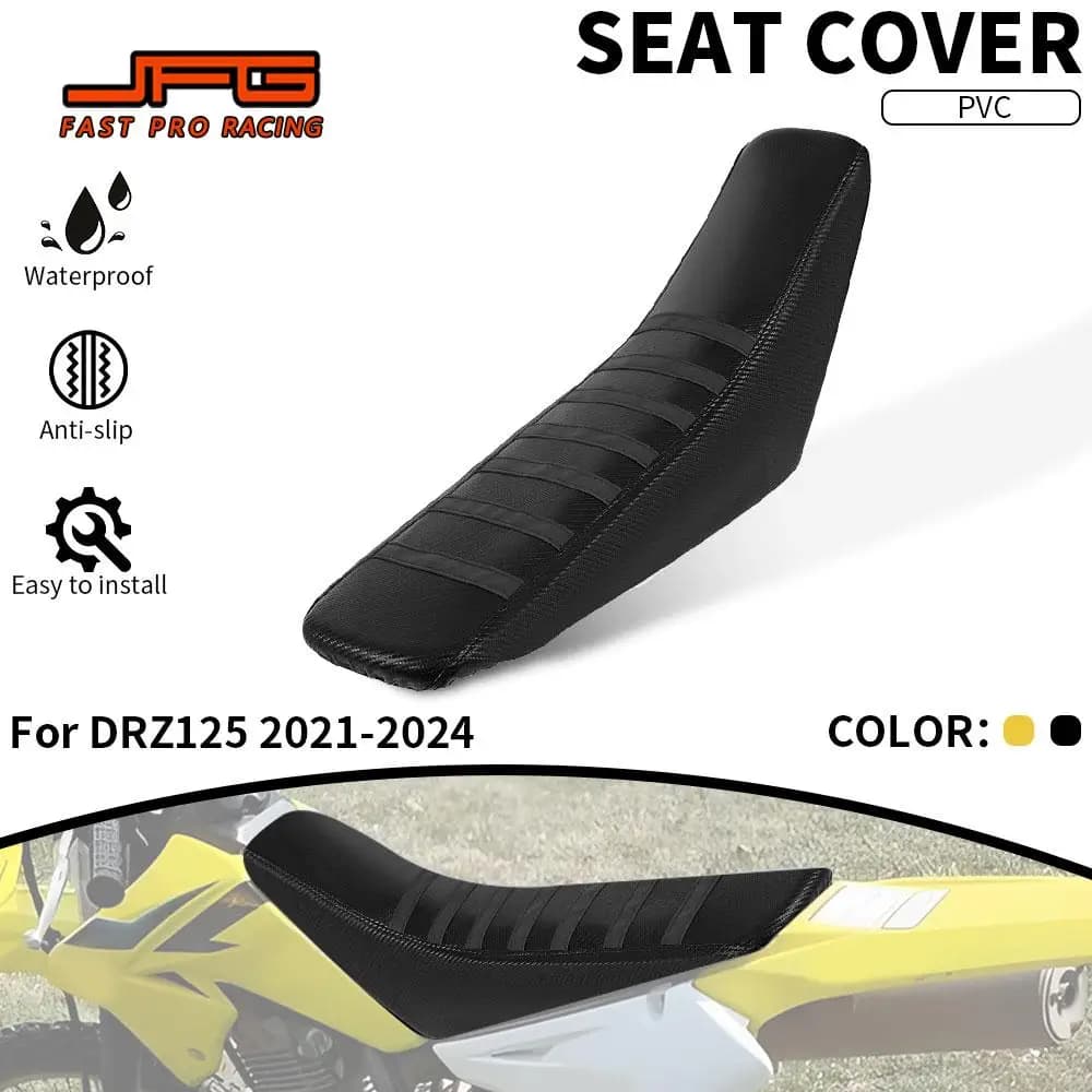 Accessori moto Coprisedile Coprisedile in PVC Protezione impermeabile per Suzuki DRZ125 DRZ 125 2021-2024 Dirt Pit Bike