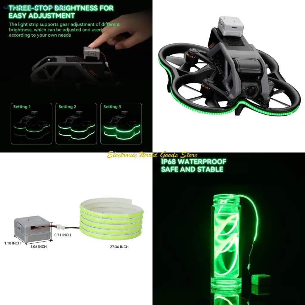 A3PD Extension Light Strip Alarming Indicatore per Avata Light Dream Color