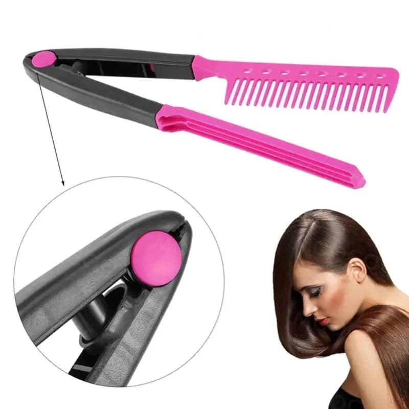 Fa-da-Te Hair Holder, Smoothing Plate, Smooth comb, Hair Tools, Hair Brush