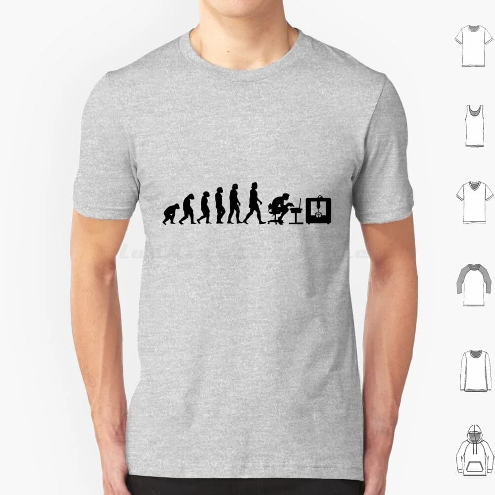 Printer 3d Evolution Printing Hobby Gift Idea T Shirt Man Woman Children 6xl Printer 3d Printer 3d Atomic Nerd Filament