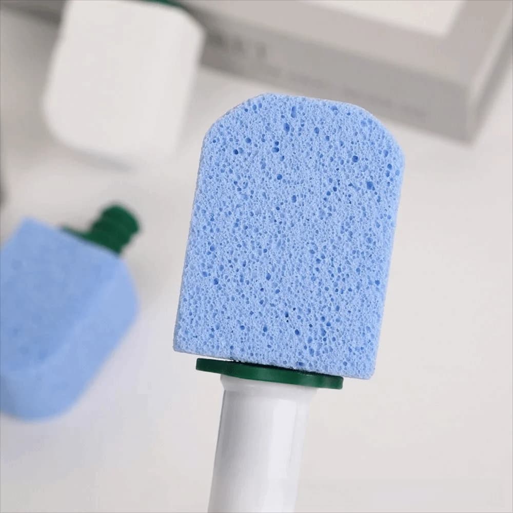 5/10 pezzi con manico, spazzola per WC, detergente igienico in pietra pomice 360 ° Ricariche per Bacchetta Pulitrice WC, Detergente per Tazza del WC