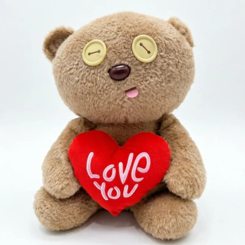 Universal Studios Large Heart Tim Bear Plush Toy & Pillow - Valentine's Day Gift & Travel Souvenir