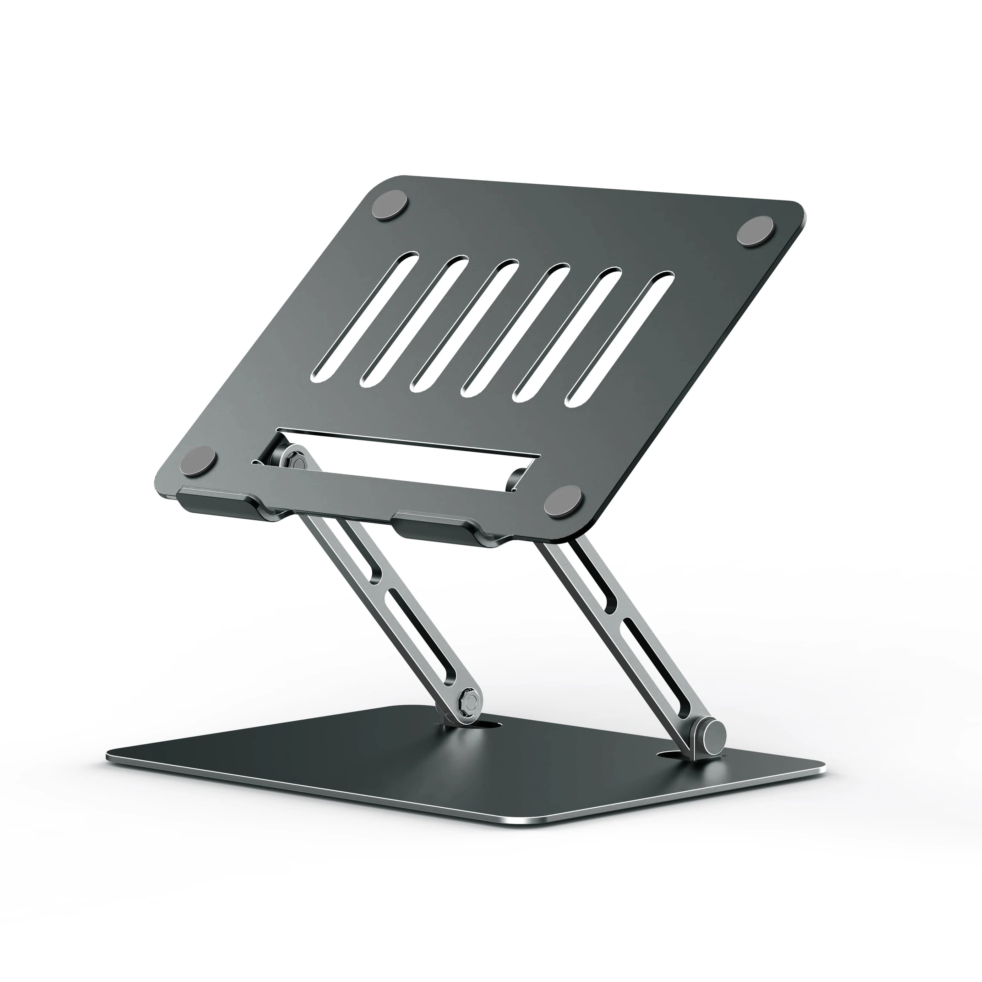 Supporto per base per notebook pieghevole in alluminio per laptop portatile Supporto per supporto per notebook per ufficio, scuola, casa