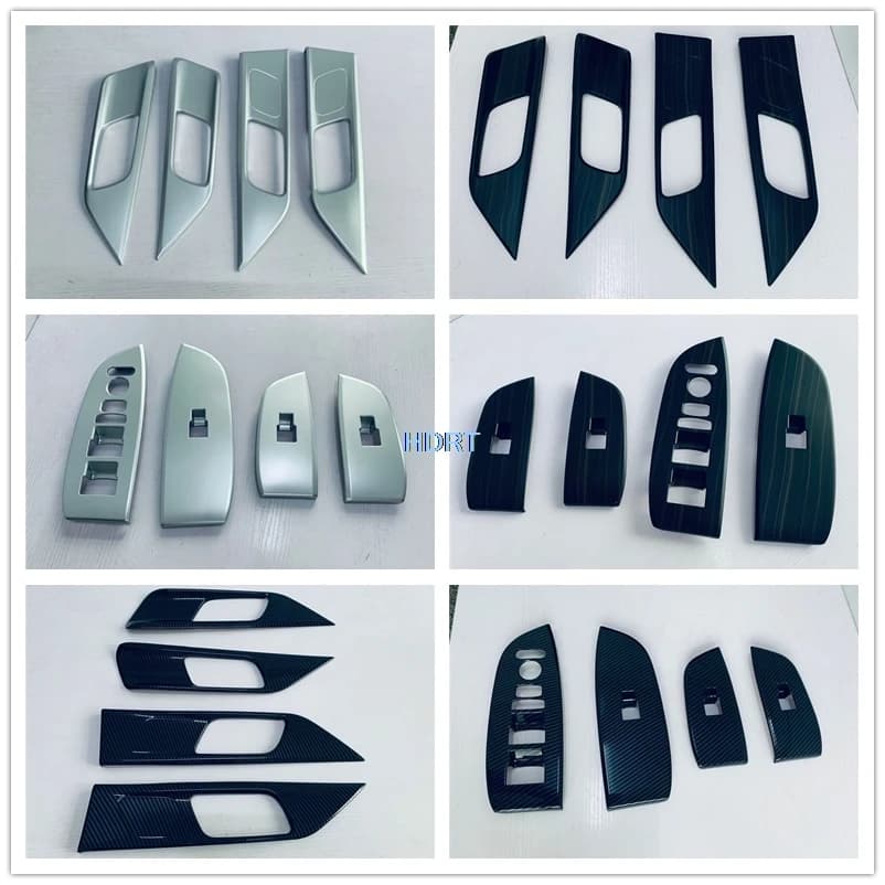 Maniglia interna dell'auto coperchio del pannello dell'interruttore dell'ascensore della finestra del telaio della tazza dell'acqua posteriore per Honda WR-V WRV DG5 2024 + accessori per lo Styling interno