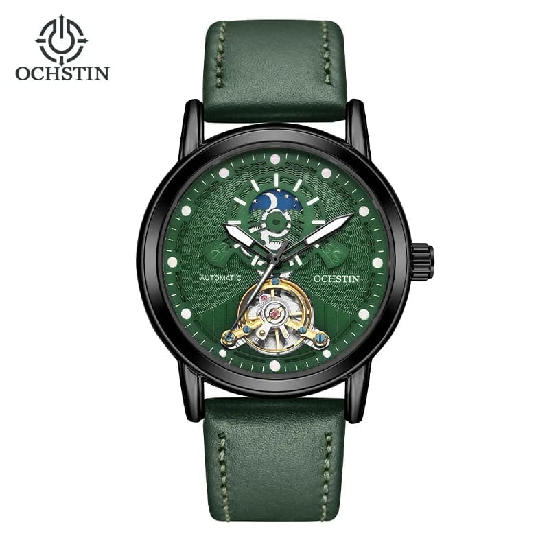 OCHSTIN nuovo orologio meccanico da uomo con volano automatico a vista, quadrante grande, luminoso e impermeabile