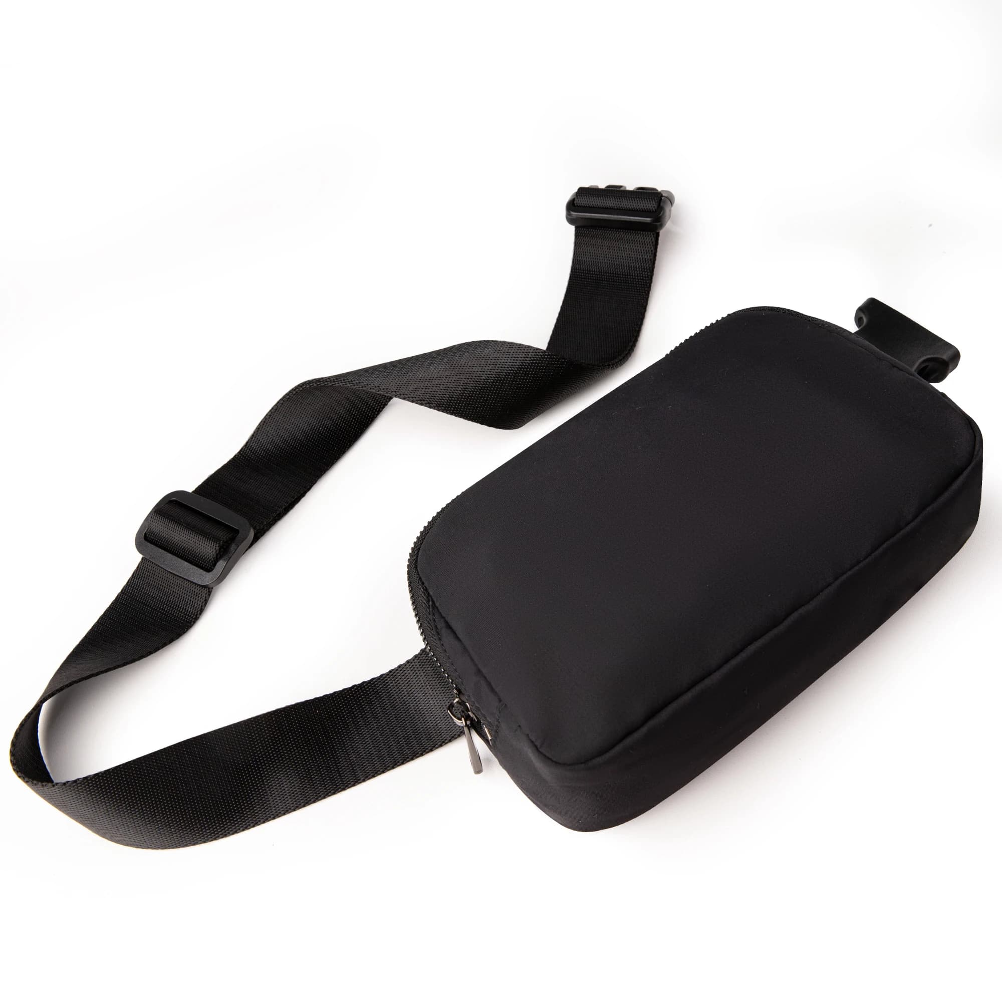 Belt Bag for Women and Men, Small Quilted Crossbody Fanny Pack with Adjustable Strap for Running Hiking Travel Workout