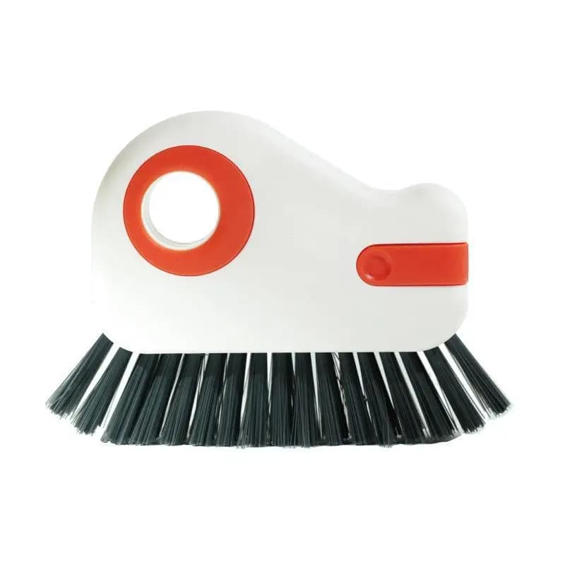 1pc 2 In 1 Window Groove Cleaning Brush Door Sliding Track Floor Hand Held Crevice Cleaner No Dust Deep Reach