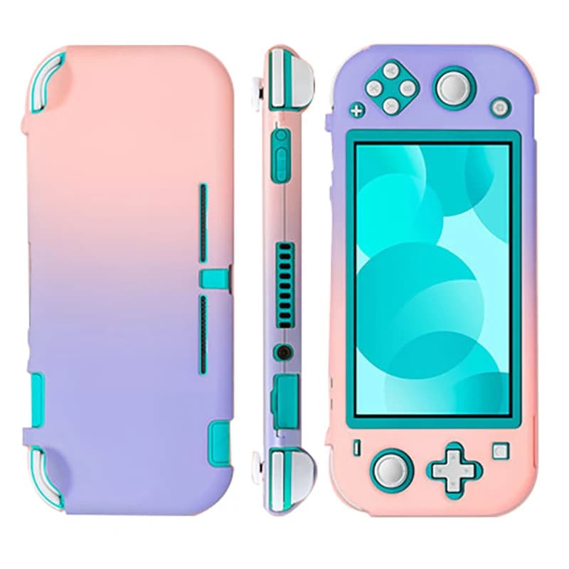 AEE7-Per Nintendo Switch Lite Custodia protettiva Shell Accessori per console di gioco con cover posteriore rigida colorata e carina