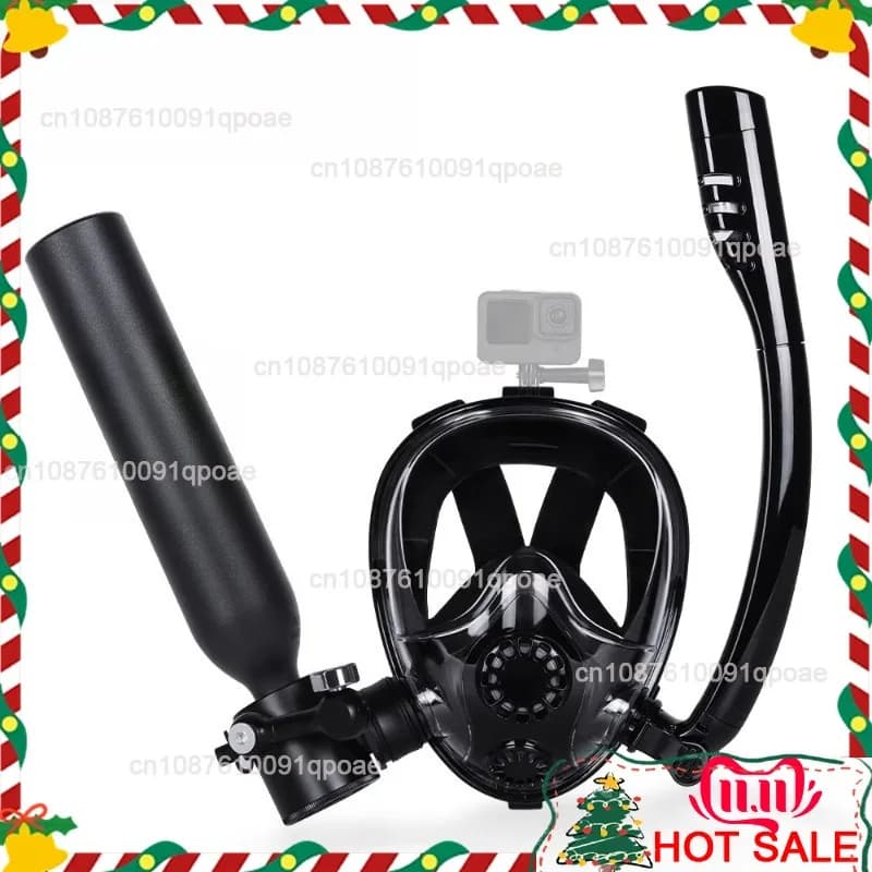 0.5LPlus New snorkeling mask Oxygen bottle for underwater breathing Dive equipment Oxygen tank for breathing