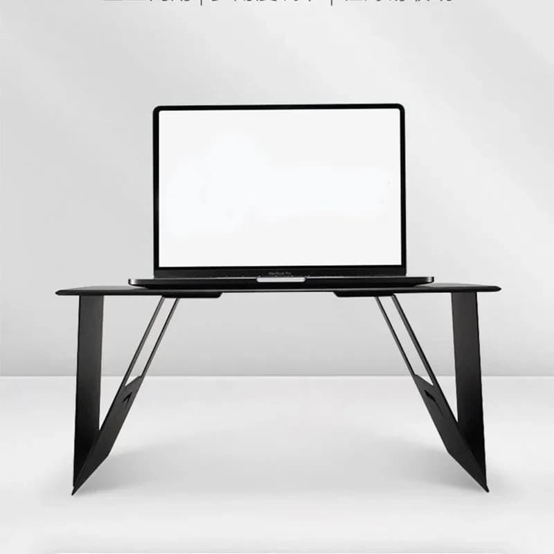 Scrivania pieghevole per laptop Mini supporto portatile regolabile per laptop per supporto salvaspazio per computer, camera da letto, ufficio, lavoro
