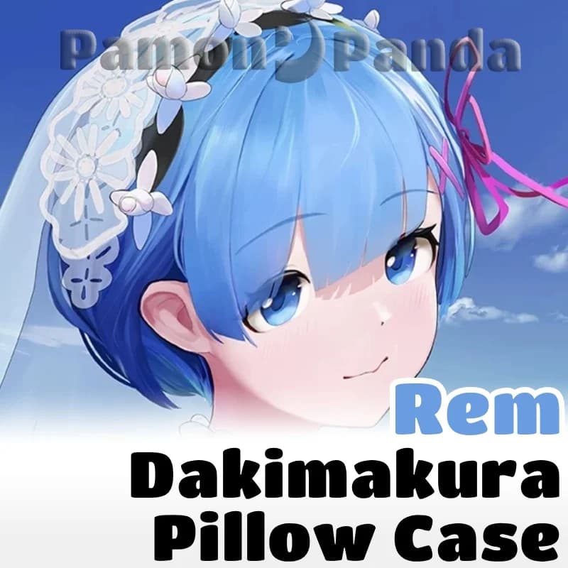 Rem Dakimakura Re Zero Anime Hugging Pillow Case Full Body Cushion Cover Pillowcase Home Bedding Decor Otaku Gift CYTM075
